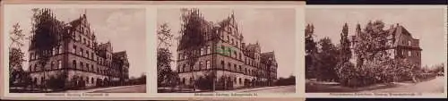 166311 3 AK Nürnberg 1930 3. Kongress für Blindenwohlfahrt Teil Leporello Folder