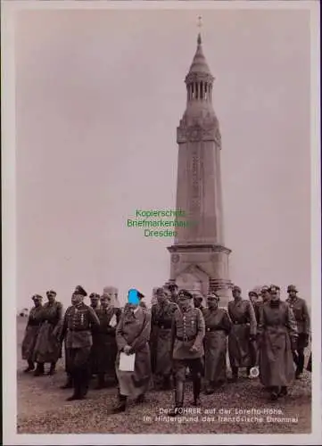 166326 AK Photo Hoffmann München Karte W 32 1940 Loretto Höhe franz. Denkmal