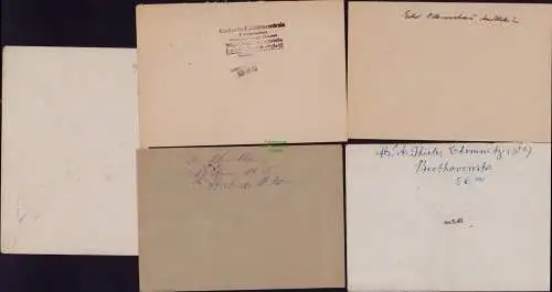 B21888 4x Brief DDR 1953 320 321 EF