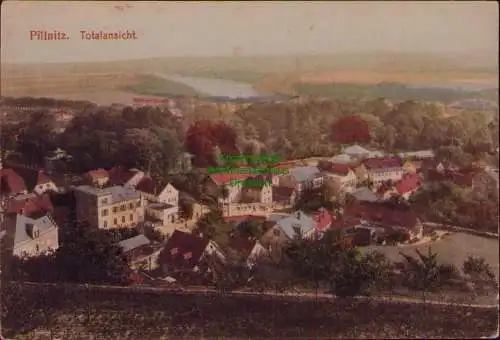 163114 AK Pillnitz Totalansicht um 1915 Verlag Robert Claus Dresden - A.