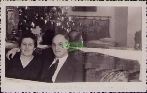 163089 AK Klöden Elbe über Jessen Elster Grußkarte Neujahr 1955