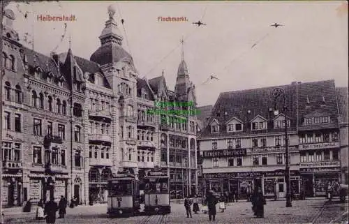 163144 AK Halberstadt 1910 Fischmarkt