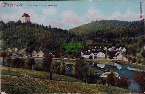 163037 AK Ziegenrück 1912 Blick von der Nähersaale