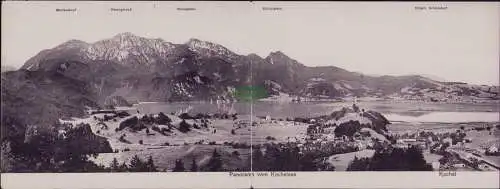 165990 2er Panorama AK Kochelsee Martinskopf Herzogstand Heimgarten Röthelstein