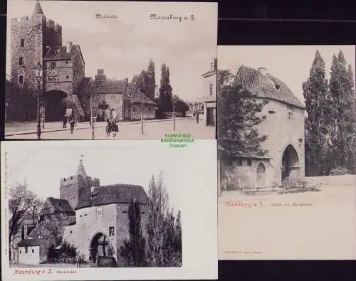 165979 3 AK Naumburg a. S. Marientor 1903 Verlag Brück & Sohn