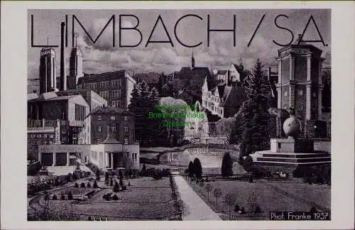 163018 AK Limbach. Sa 1937 Fotomontage Müller u. Franke GmbH SST Gauparteitag