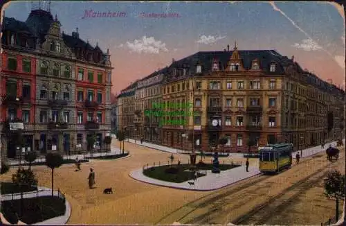 163128 AK Mannheim Sandhofen 1917 Gontardplatz