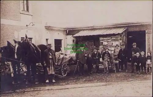 163136 AK Chrastava Kratzau Böhmen 1924 bei der Baufirma Hoffmann & Möse