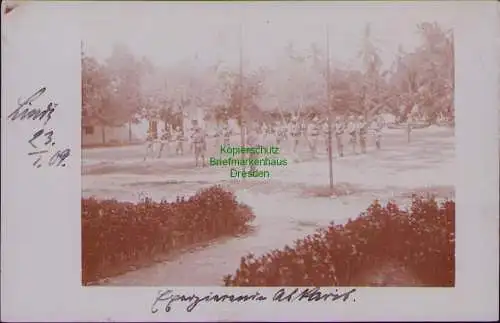 163102 AK Fotokarte Lindi DOA 1909 Exerzieren Askari