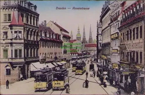 163027 AK Dresden Annenstraße Hotel Annenhof 1918 Verlag Carl Döge 363