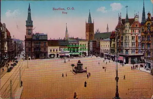 167008 AK Beuthen O.S. Bytom 1916 Ring