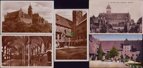 167117 5 AK Marienburg Wpr. 1925 1930 Hochschloss großer Remter Kreuzgang