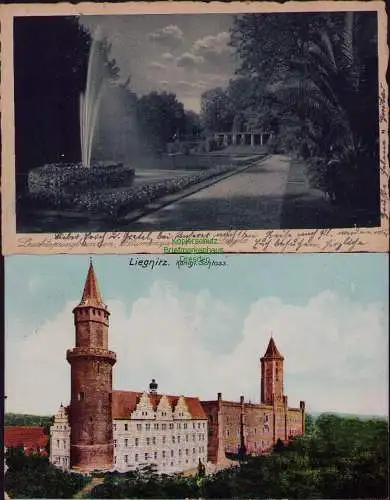 167114 2 AK Legnica Liegnitz Gewerbe Ausstellung 1927 Gugali Schloss 1911