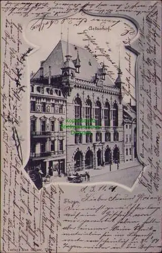 167070 AK Thorn Wpr. Torun Arthushof 1902