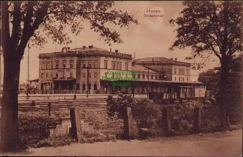 166252 AK Hanau Ostbahnhof 1911