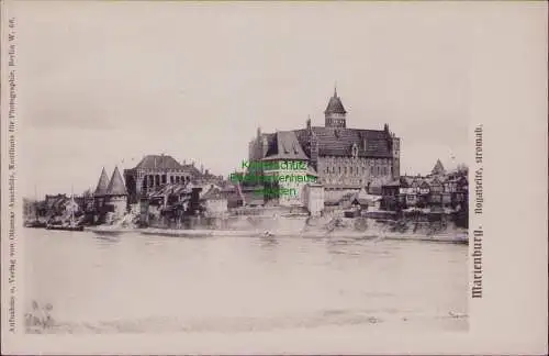 167115 AK Marienburg Wpr. um 1900 Hochmeisterseite