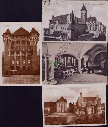 166226 4 AK Marienburg Wpr. 1931 Hochmeisterschloss Küche Hochmeister Palast