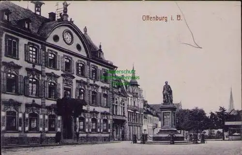 167088 AK Offenburg i. B. 1915 Zensur Konstanz