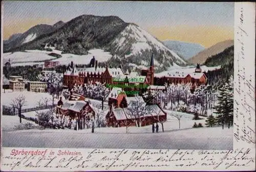 167110 AK Görbersdorf Schlesien 1905 Winter