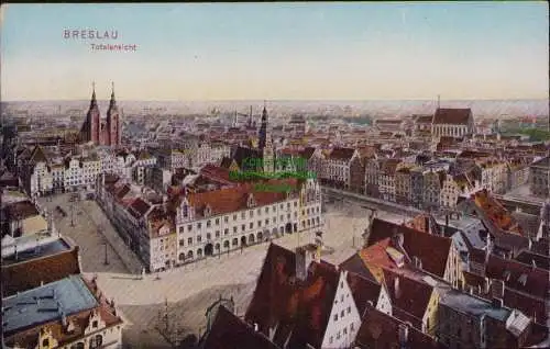 166170 AK Breslau Totalansicht 1906