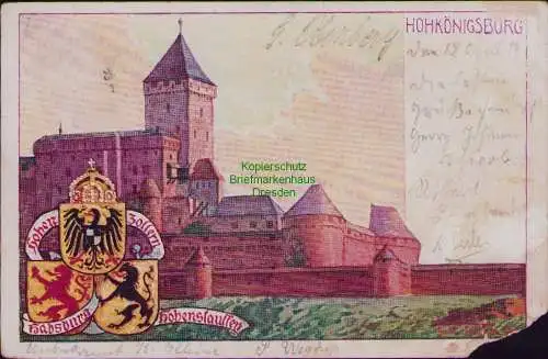 167005 AK Hohkönigsburg Chateau du Haut-Koenigsbourg Orschwiller Orschweiler