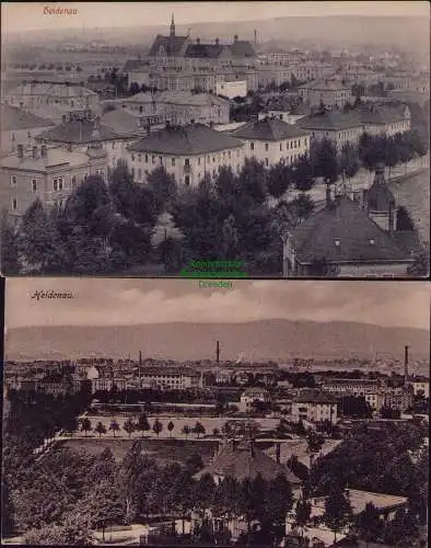 167128 2 AK Heidenau Panorama um 1915 1926