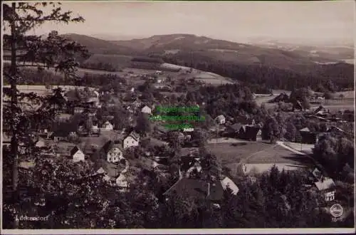 167131 AK Lückendorf Panorama 1935 Zittauer Gebirge