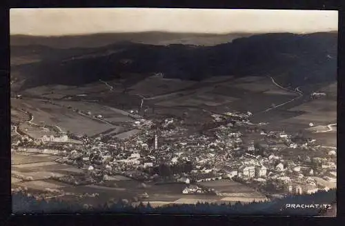 58706 AK Prachatitz Prachatice Panorama 1927
