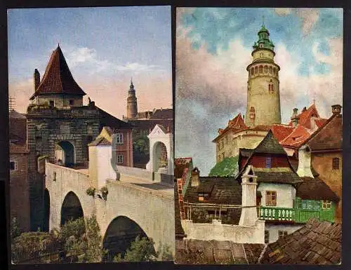 58712 4 AK Krummau Ceský Krumlov um 1927