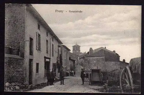 58717 AK Preny Hauptstraße Feldpost 1917
