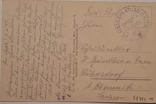 58717 AK Preny Hauptstraße Feldpost 1917