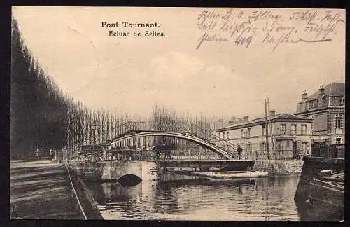 58719 AK Pont Tournant Ecluse de Selles Brücke Feldpost