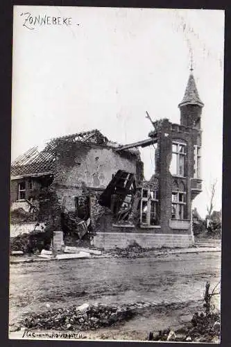 58723 AK Zonnebeke zerstörtes Haus Villa ca. 1917