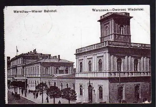 58731 AK Warschau Wiener Bahnhof Militär Eisenbahn Direektion 1916