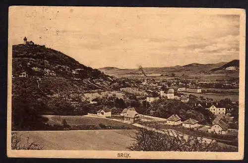 58771 AK Brüx Panorama 1925