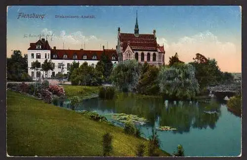 58854 AK Flensburg Diakonissen Anstalt 1918