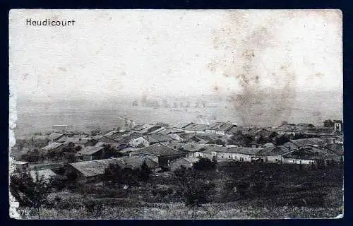 58871 AK Heudicourt  1916 Feldpost Frankreich