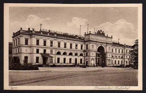 58918 AK Gera Preussischer Bahnhof um 1930