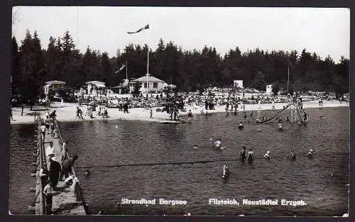 58942 AK Filzteich Neustädtel Erzgeb. Strandbad 1940