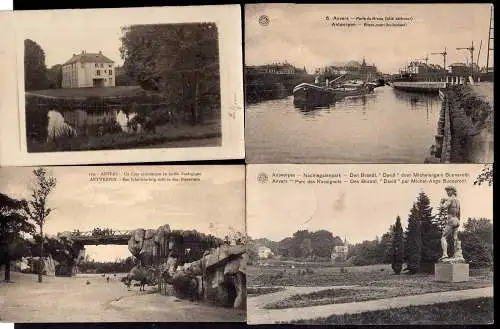 58952 8 AK Anvers Antwerpen 1915 Breda Port Buitenkant Kathedrale 1903