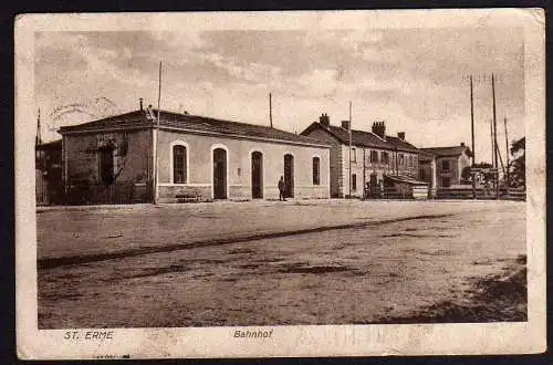 58959 AK Saint-Erme Bahnhof 1915
