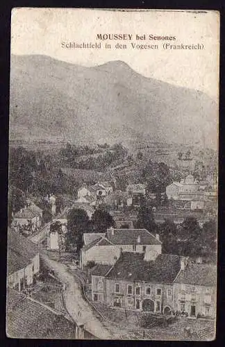 58962 AK Moussey bei Senones Schlachtfeld in d. Vogesen 1915