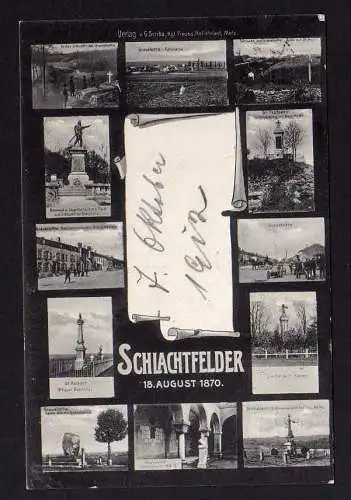 59127 AK Metz Lothringen 1912 Gravelotte St. Hubert Schlachtfelder