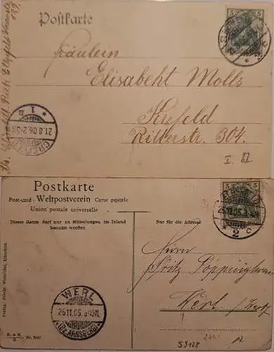 59128 2 AK Elberfeld 1905 1906