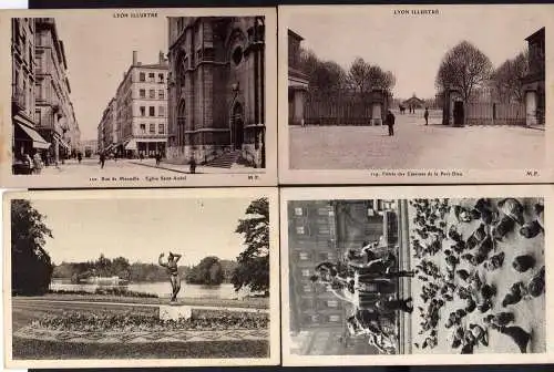 59146 4 AK Lyon Frankreich um 1920