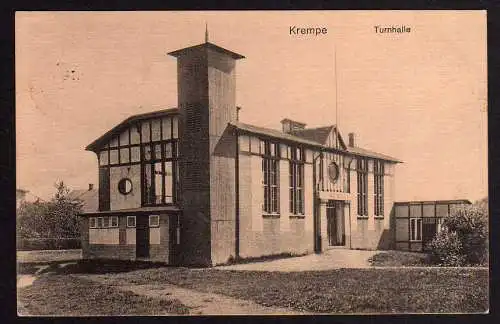 59258 AK Krempe Turnhalle um 1920
