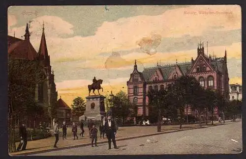 59275 AK Gera Kaiser Wilhelm Denkmal 1906