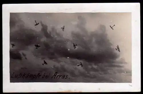 59302 AK Luftkämpfe bei Arras Frankreich um 1916