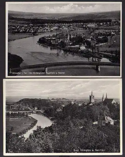 59305 2 AK Bad Wimpfen Jagstfeld Neckar um 1930