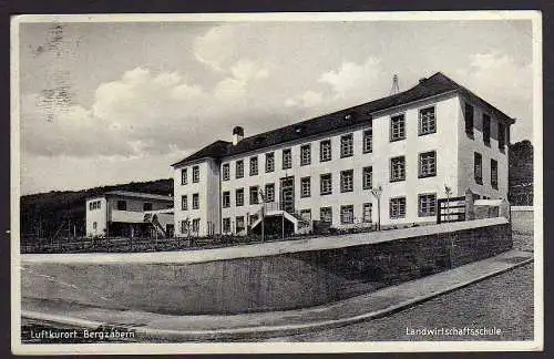 59421 AK Bad Bergzabern Landwirtschaftsschule Luftkurort 1934